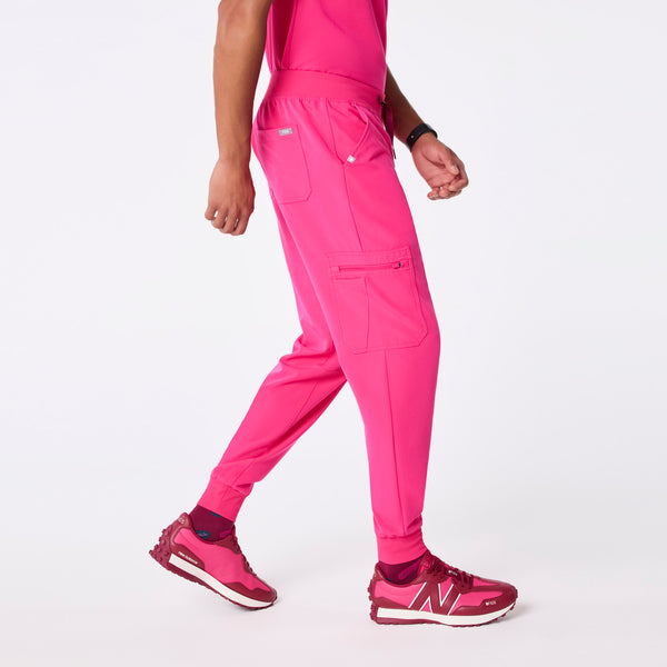 men's Shocking Pink Brey Jogger - Scrub Pant