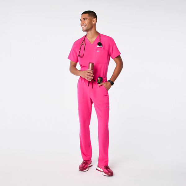 Men's Shocking Pink Cairo - Short Straight-Leg Scrub Pant™