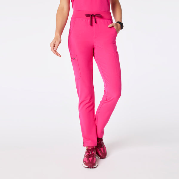 Women's Shocking Pink  Yola High-Rise Slim  - Tall  Scrub Pant™