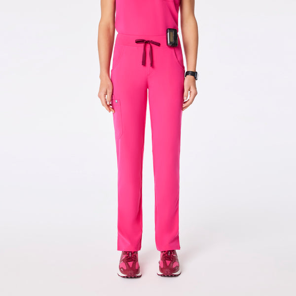 Women's Shocking Pink Kade - Tall Straight-Leg Scrub Pant™