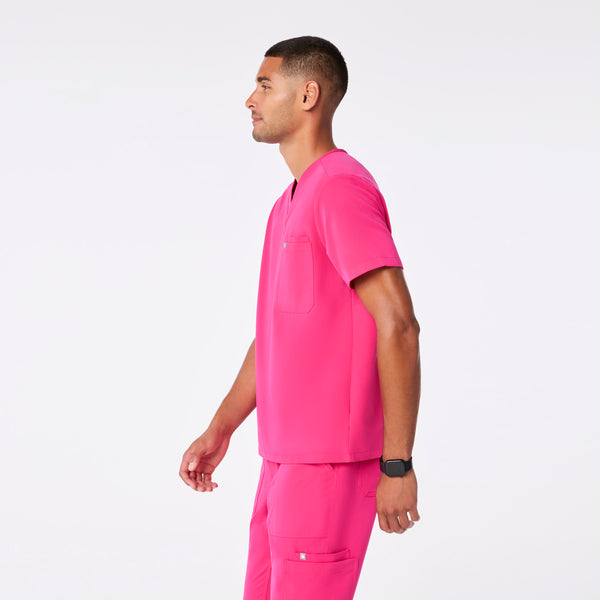 Men's Shocking Pink Leon -  Scrub Top™