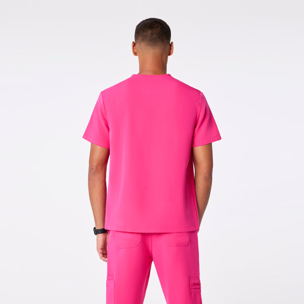 Men's Shocking Pink Leon -  Scrub Top™