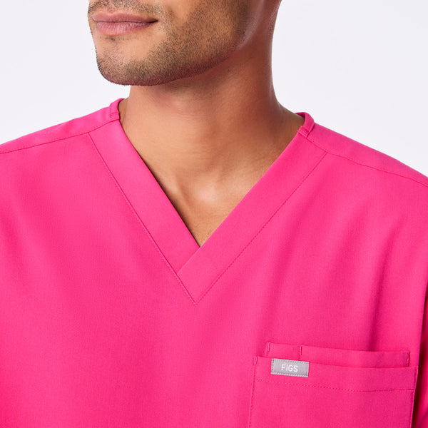 Men's Shocking Pink Leon -  Scrub Top™