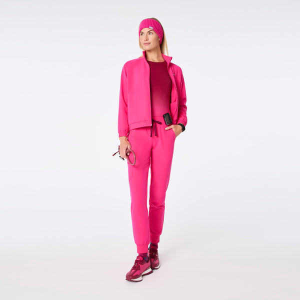 Shocking Pink Waffle Earwarmer