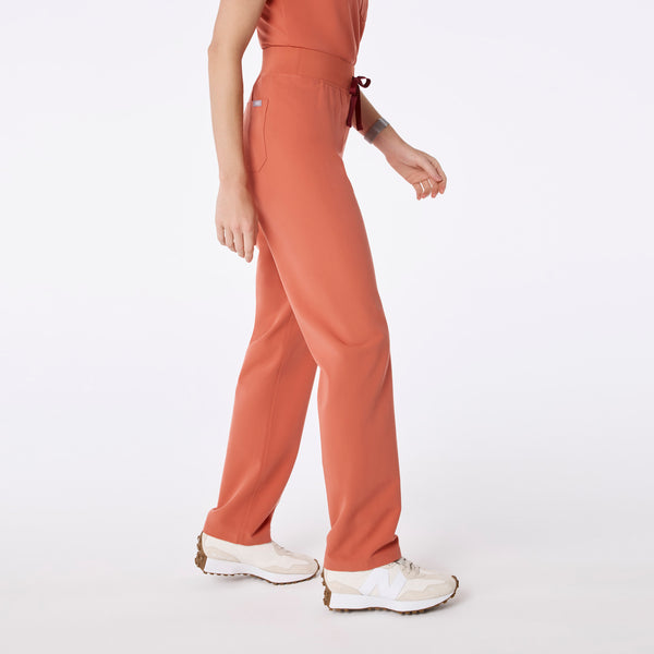 women's Spiced Cider High Waisted Livingston - Tall Basic Scrub Pant™