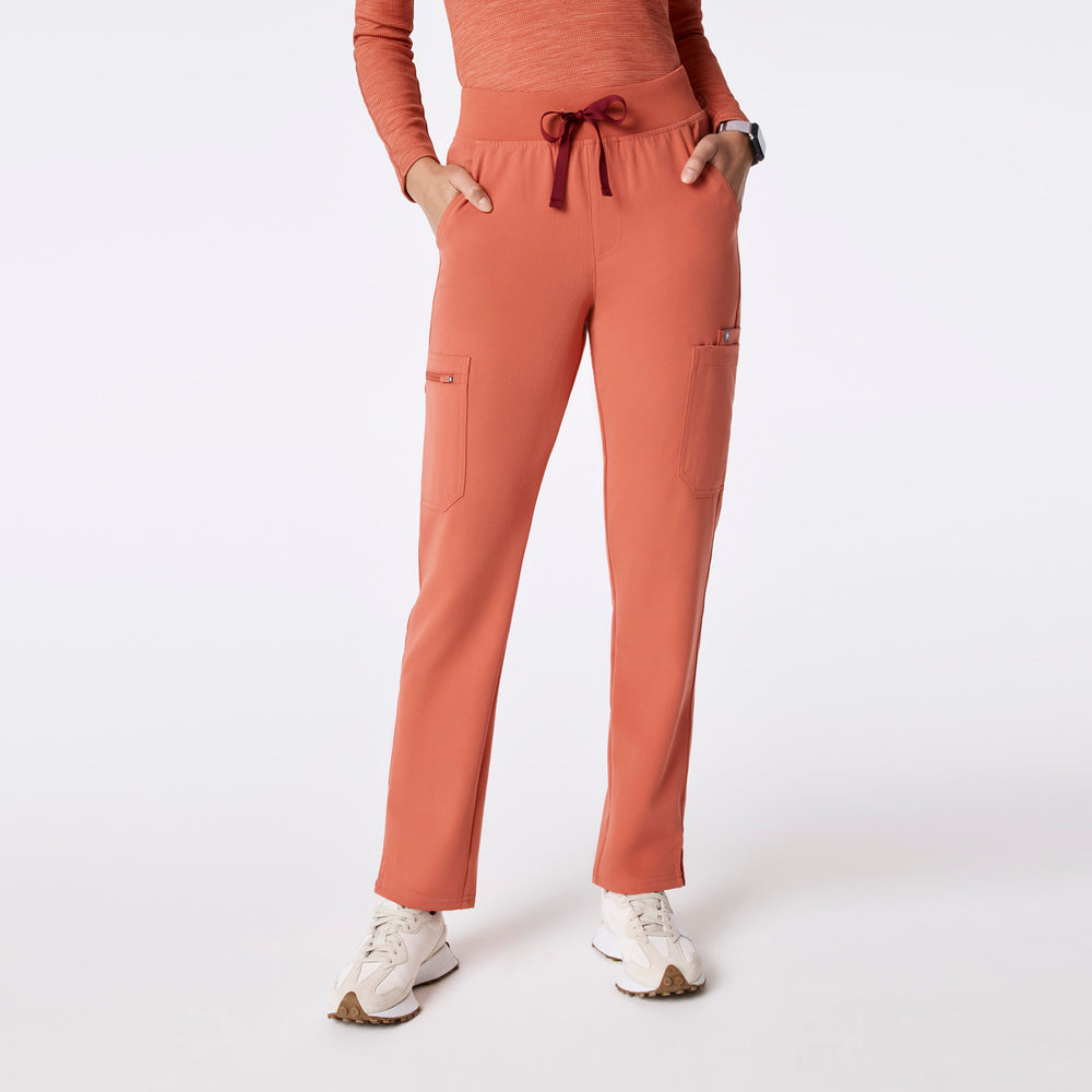 women's Spiced Cider High Waisted Yola - Tall Skinny Scrub Pant™