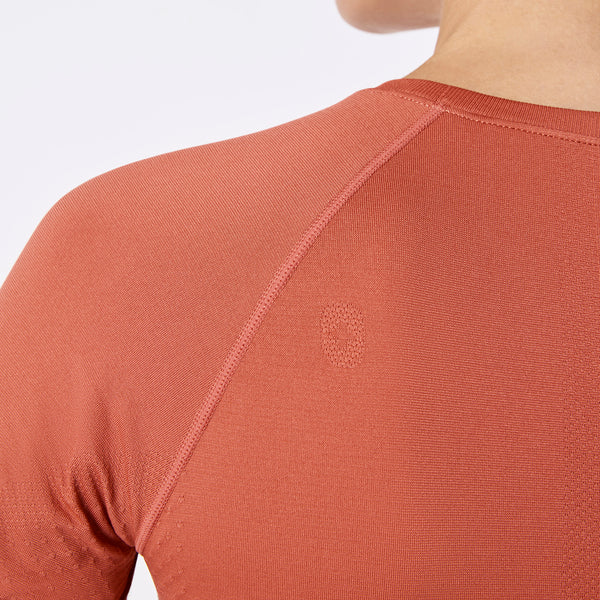 women's Ombre Spiced Cider Salta Seamless - Longsleeve Underscrub