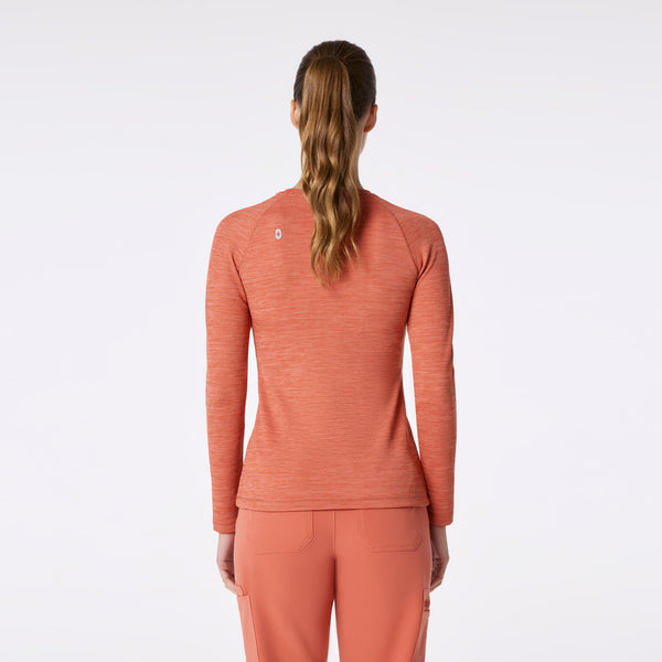 Women's Spiced Cider Space Dye Waffle - Long-Sleeve Underscrub