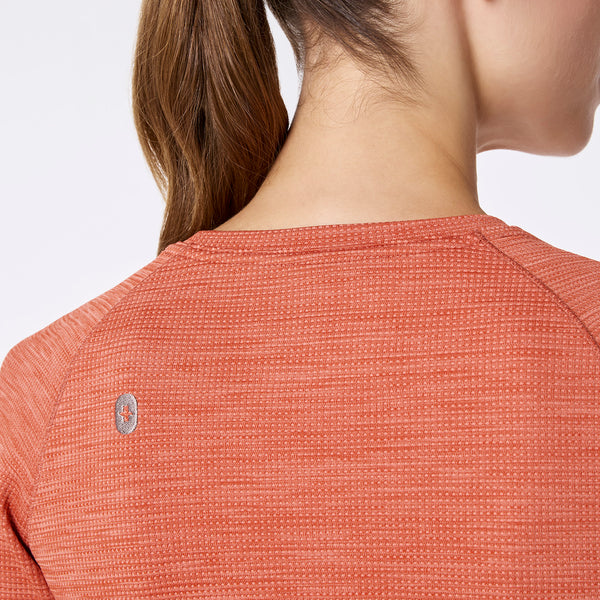 Women's Spiced Cider Space Dye Waffle - Long-Sleeve Underscrub
