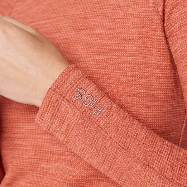 Women's Spiced Cider Space Dye Waffle - Long-Sleeve Underscrub