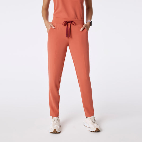 women's Spiced Cider Victoria Slim Tapered - Scrub Pant
