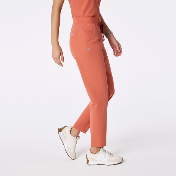 women's Spiced Cider Victoria Slim Tapered - Tall Scrub Pant