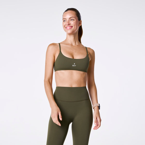 Women's Spruce FIGS | SET ACTIVE Breathe Base Bra®