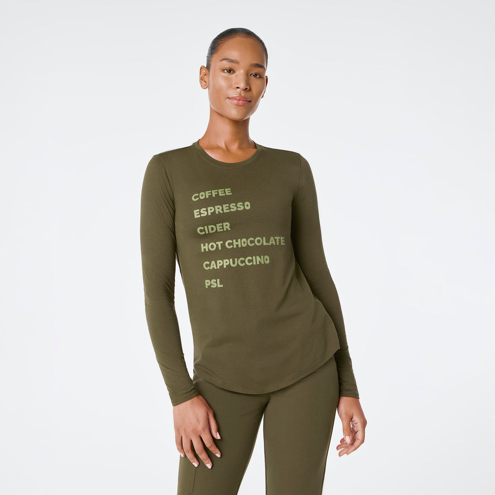 Women's Spruce Fall Brews - Long-Sleeve Underscrub