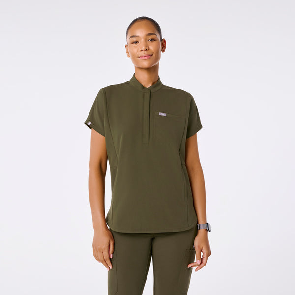 Women's Spruce Montex Relaxed Scrub Top