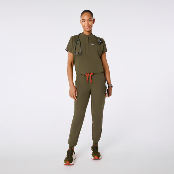 Women's Spruce Montex Relaxed Scrub Top
