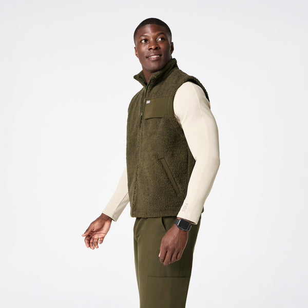 Men's Spruce High-Pile Vest