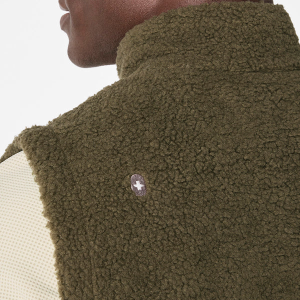 Men's Spruce High-Pile Vest