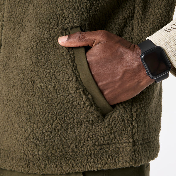 Men's Spruce High-Pile Vest