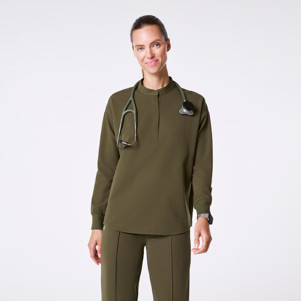Women's Spruce Rafaela Relaxed Long-Sleeve - Scrub Top