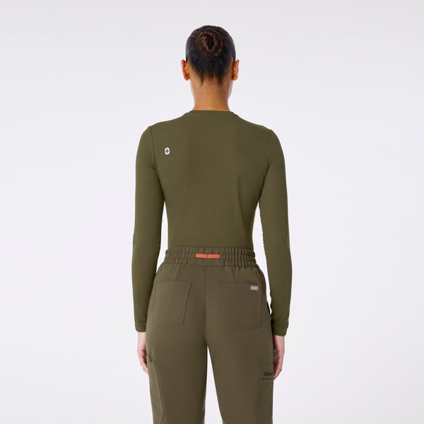 Women's Spruce Palmer Ribbed- Long-Sleeve Underscrub