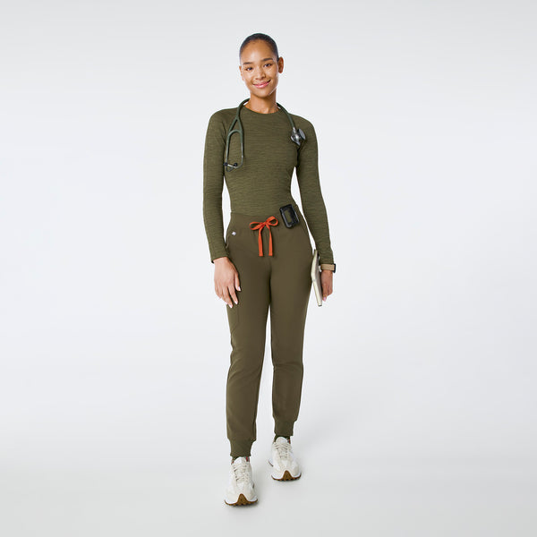 Women's Spruce Space Dye Waffle - Long-Sleeve Underscrub