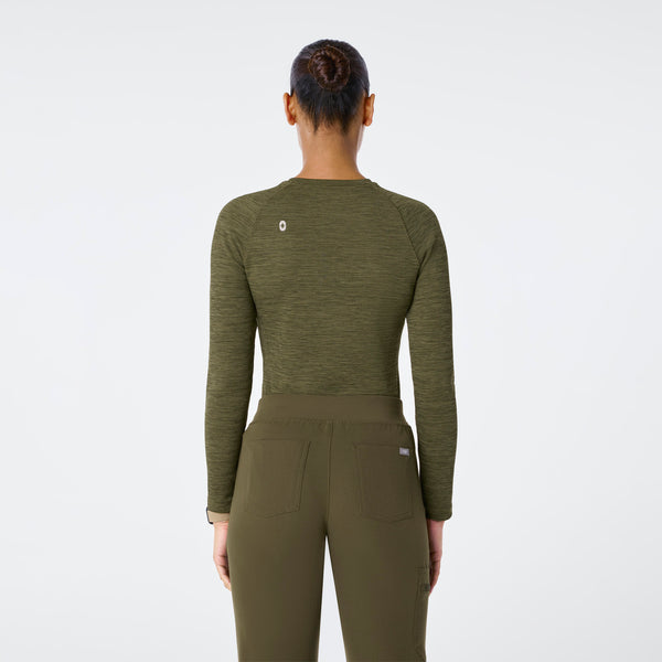 Women's Spruce Space Dye Waffle - Long-Sleeve Underscrub