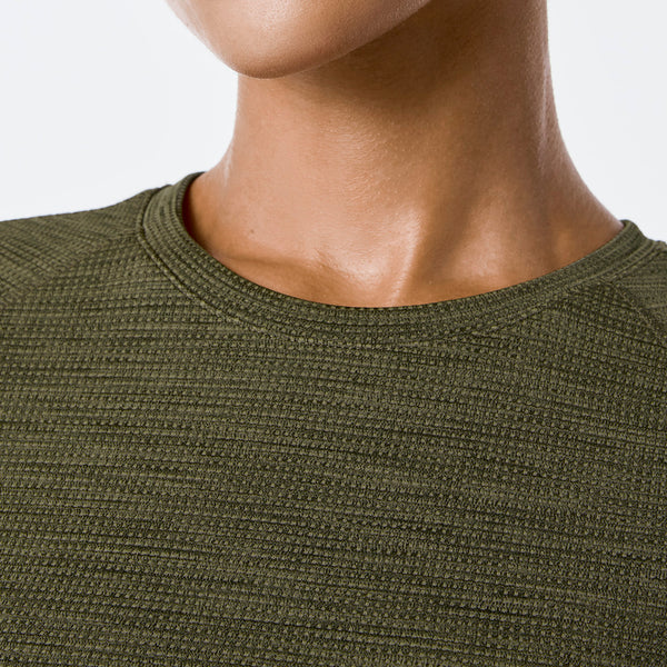Women's Spruce Space Dye Waffle - Long-Sleeve Underscrub