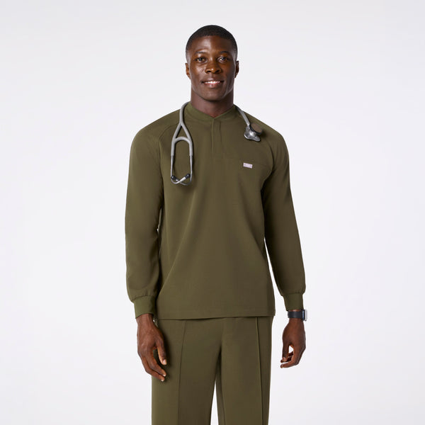 Men's Spruce Stratton Henley - Long-Sleeve Scrub Top