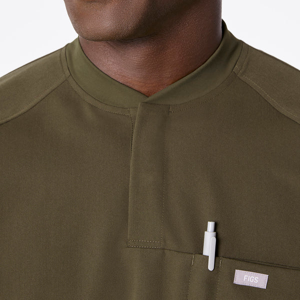 Men's Spruce Stratton Henley - Long-Sleeve Scrub Top