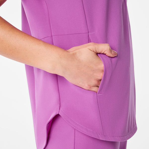 Women's Ultraberry Montex Relaxed Scrub Top