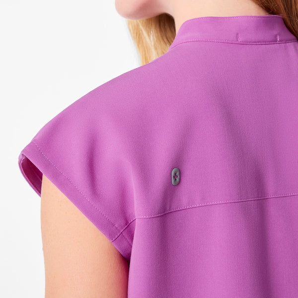 Women's Ultraberry Payson Relaxed Henley - Scrub Top