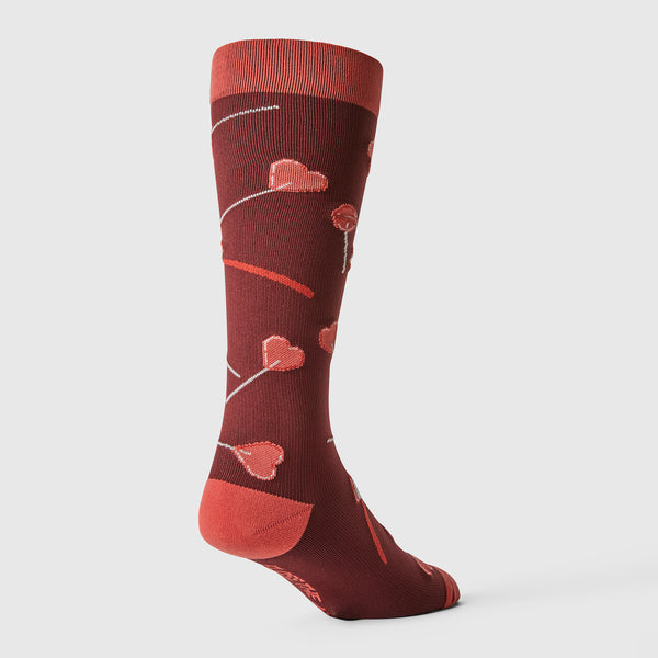 men's Walnut Floss The Night Away - Compression Socks