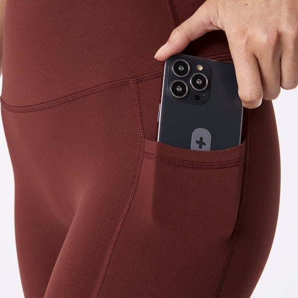 Women's Walnut FIGS | SET ACTIVE Breathe High-Rise Pocket Leggings®