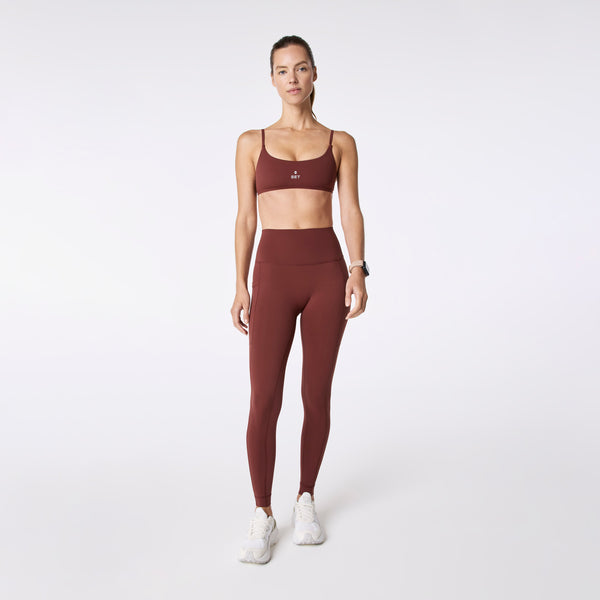 Women's Walnut FIGS | SET ACTIVE Breathe High-Rise Pocket Leggings®