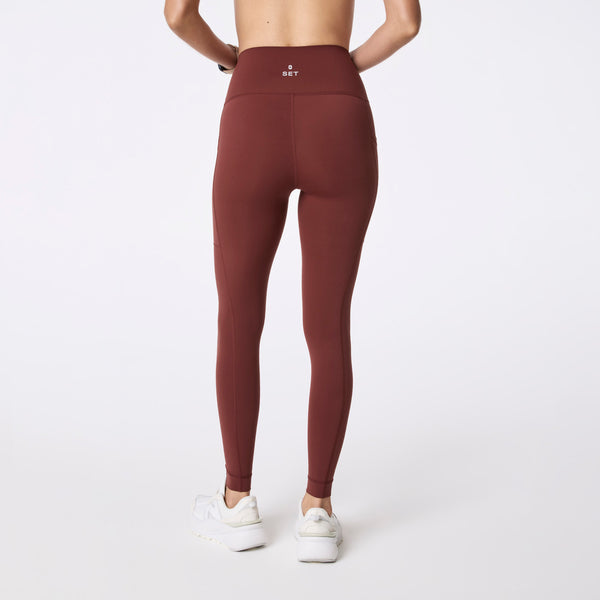 Women's Walnut FIGS | SET ACTIVE Breathe High-Rise Pocket Leggings®