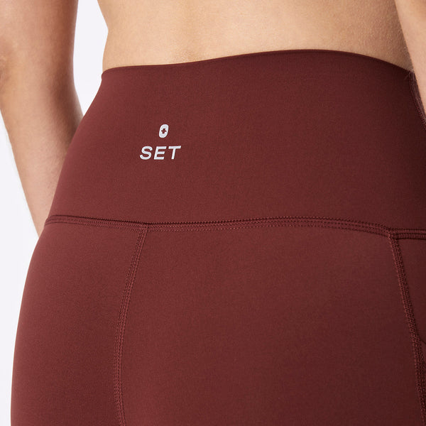 Women's Walnut FIGS | SET ACTIVE Breathe High-Rise Pocket Leggings®