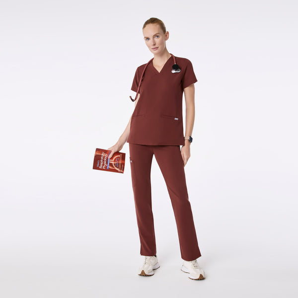Women's Walnut Casma -  Scrub Top™