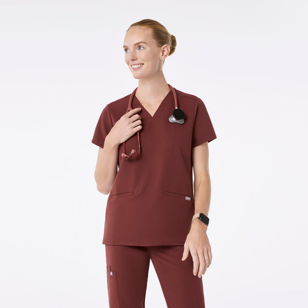 Women's Walnut Casma -  Scrub Top™