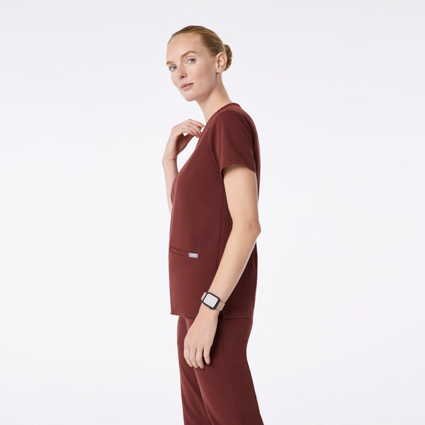 Women's Walnut Casma -  Scrub Top™