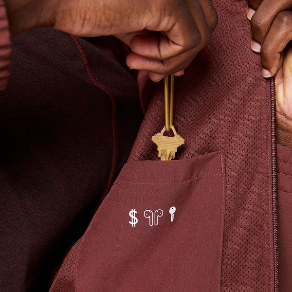 Men's Walnut Cobaki -  Scrub Jacket