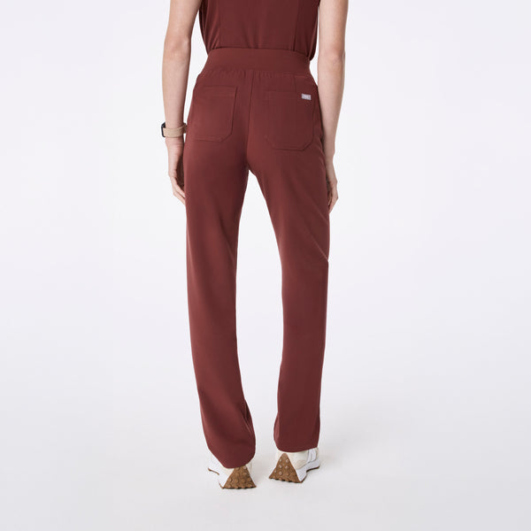 Women's Walnut Livingston High-Rise- Straight-Leg Scrub Pant™