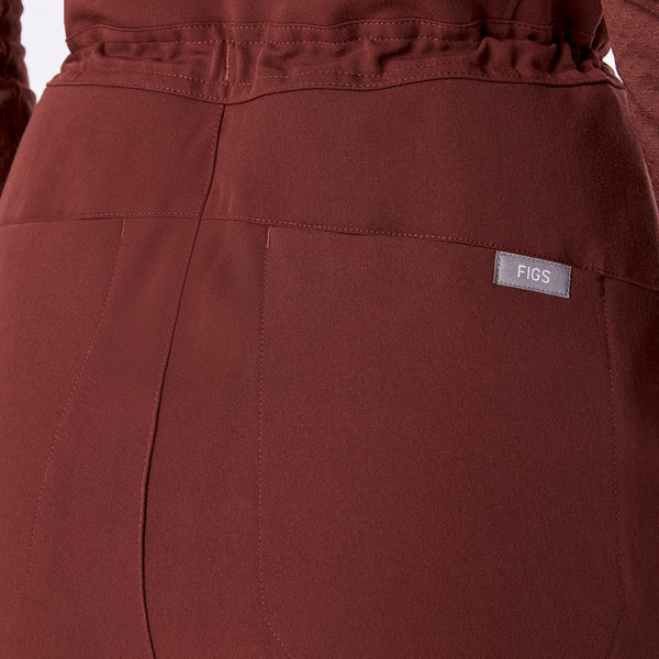Women's Walnut Layton Crewneck Wide-Leg - ScrubJumpsuit™