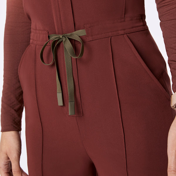 Women's Walnut Layton Crewneck Wide-Leg - ScrubJumpsuit™