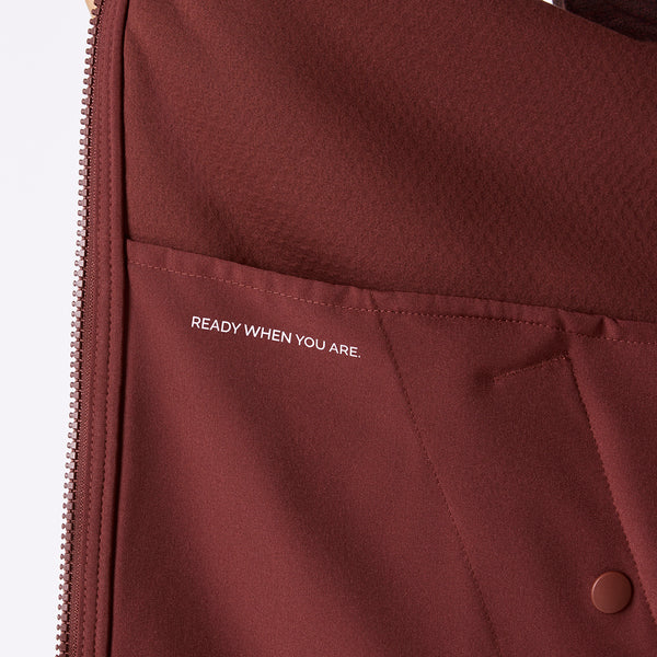 Men's Walnut High-Pile Vest