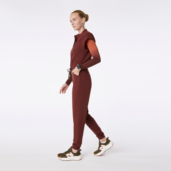 Women's Walnut Rafaela Cargo - Petite ScrubJumpsuit™
