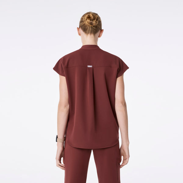 Women's Walnut Rafaela - Oversized Scrub Top™