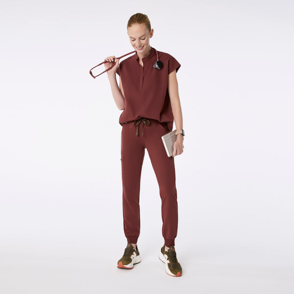 Women's Walnut Rafaela - Oversized Scrub Top™