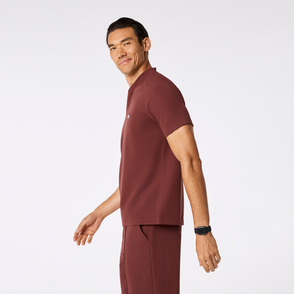 Men's Walnut Stratton Henley - Scrub Top
