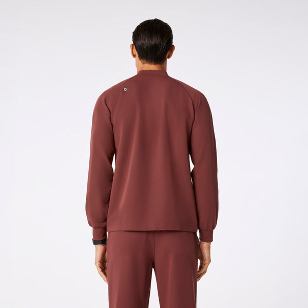 Men's Walnut Stratton Henley - Long-Sleeve Scrub Top